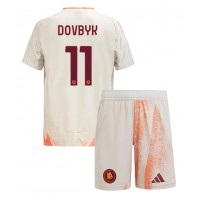 Echipament fotbal AS Roma Artem Dovbyk #11 Tricou Deplasare 2024-25 pentru copii maneca scurta (+ Pantaloni scurti)